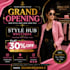 design grand opening poster, shop banner and event flyer