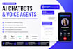 develop ai chatbot app and ai voice agent