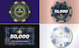 create luxury poker logo and poker chip design