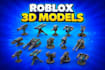 create optimised, high quality roblox 3d model and props
