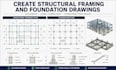 create structural framing and foundation drawings