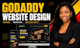godaddy website design godaddy website redesign, develop godaddy website