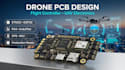 design drone pcb, flight controller and uav electronics
