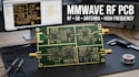 design mmwave pcb, rf pcb layout, 5g antenna and high frequency gcpw 50ohm pcb