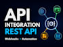 integrate third party apis and build custom rest apis