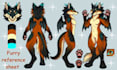 furry reference sheet fursona ref sheet furry ref sheet anthro ref sheet oc