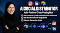 build an ai social media auto poster using make com