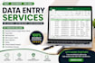 handle data entry, and internet research professionally