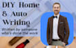 write accurate DIY home and auto repair how to guides
