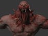 model realistic aaa monster character,creature,ue5 or unity game character,rig3d