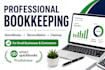 do bookkeeping, quickbooks cleanup, and bank reconciliation