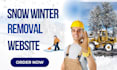 design a snow removal and snow plowing website