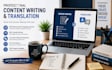 do content writing and translations