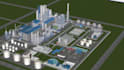 create 3d chemical plant animation and industrial process visualization video