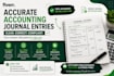 do accounting bookkeeping and financial journal entries