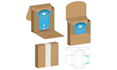 design custom box packaging with print ready dielines