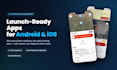 develop a launch ready flutter app for android and ios