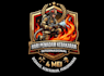 create firefighter mascot logo design with 1 day delivery