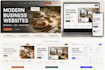 build a modern responsive small business website