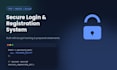 build a secure login and registration system in PHP or mysql