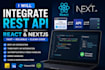 integrate rest API in react nextjs web applications