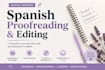 proofread and edit your spanish text