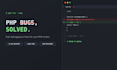 fix PHP javascript laravel phython HTML CSS bugs