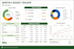 create a custom excel or google sheets budget tracker