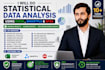 do statistical data analysis using excel, spss, smartpls