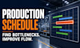 build your excel production schedule and capacity plan
