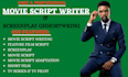 write movie scripts, screenplays, TV series, features film