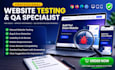 perform manual website testing and QA