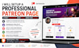 set up patreon page optimization kickstarter patreon profile