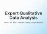 do qualitative data analysis and thematic coding