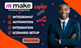 make com, make automation, make com automation, made com, integromat