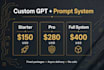 build a custom gpt plus complete prompt system