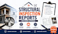 write structural inspection reports for permit approval