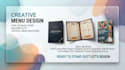 design modern flyers, brochures and restaurant menus
