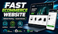build a fast ecommerce website with github hosting and custom domain