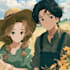 draw a anime couple character art anime