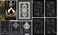 custom playing card deck design board game tarot card game design back card box