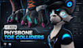 rig vrchat avatar with unity setup full body tracking visemes and physbones