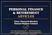 write engaging personal finance and retirement articles