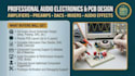 design audio pcb amplifier preamp dac mixer and audio electronics