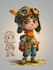 draw 2d game character illustration