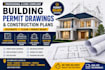 create building permit drawings construction plans in autocad