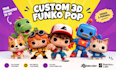 create custom 3d funko pop style figure