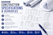 create professional construction specifications, schedules and drawing indexes