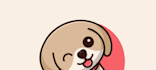 design goofy looking dog logo