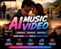 create an ai generated music video with unique visuals